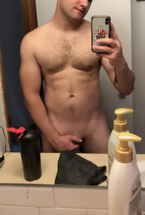 Throwback to me 20lb lighter [m]30 by justenoughcock