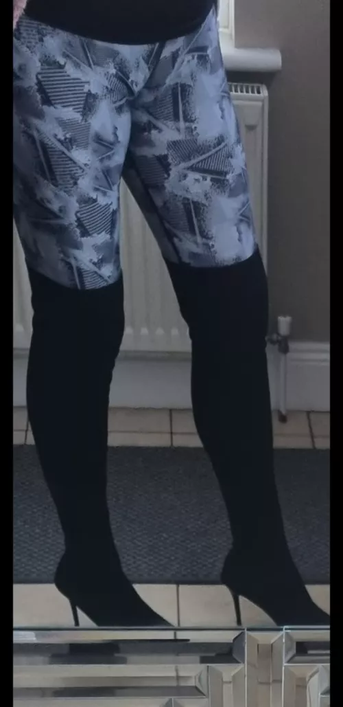 trying on new boots.. by OperationOtherwise73