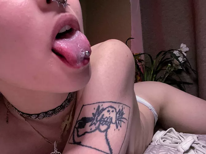 what desire did my tongue arouse in you?^^ by CleoCreamerGNP