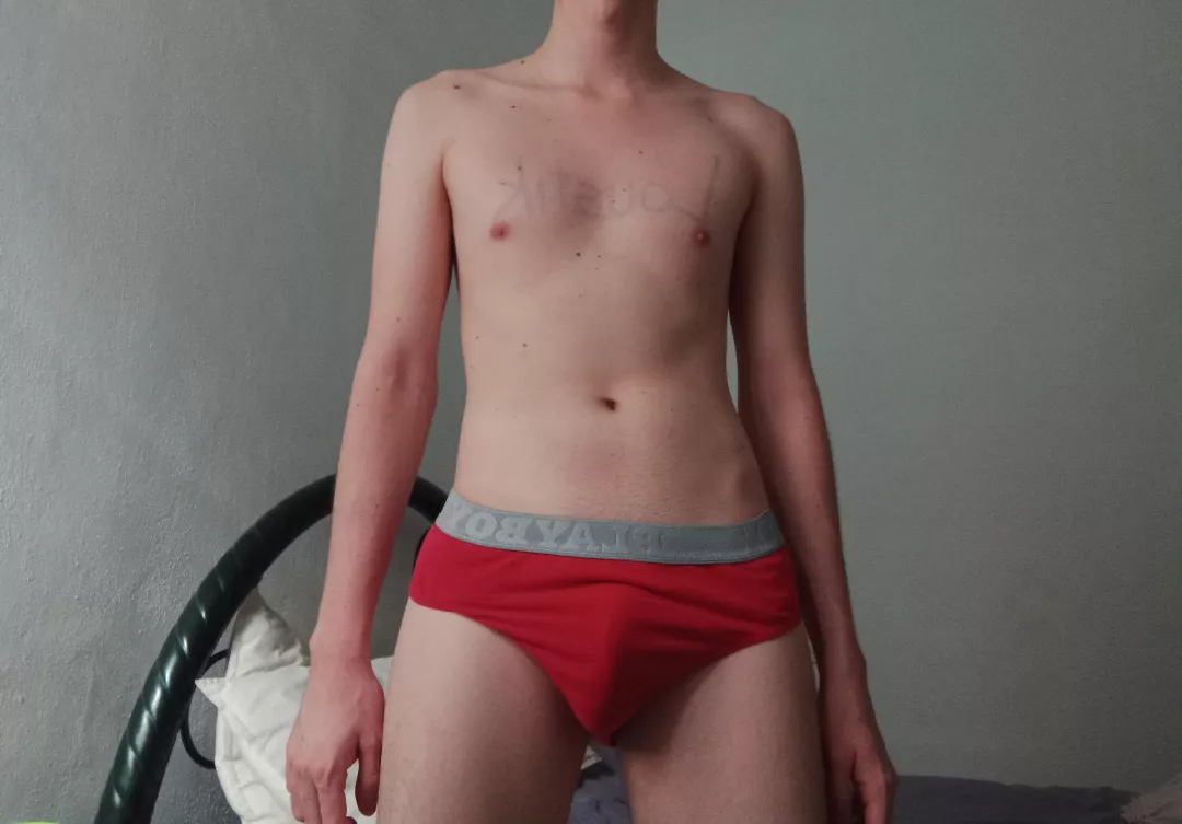 You like red on skinny body? 😏💦 posted by tuflaquito