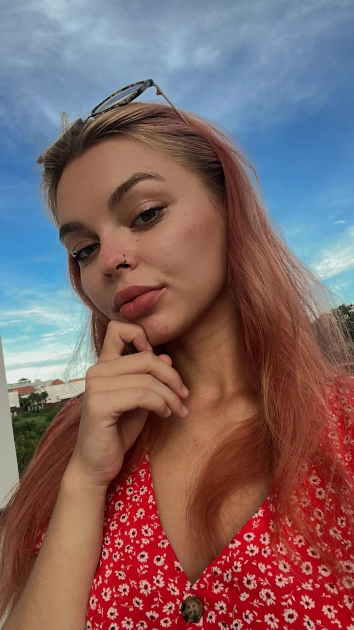 A warm day I put on a dress but didn't put on panties :) posted by 556423