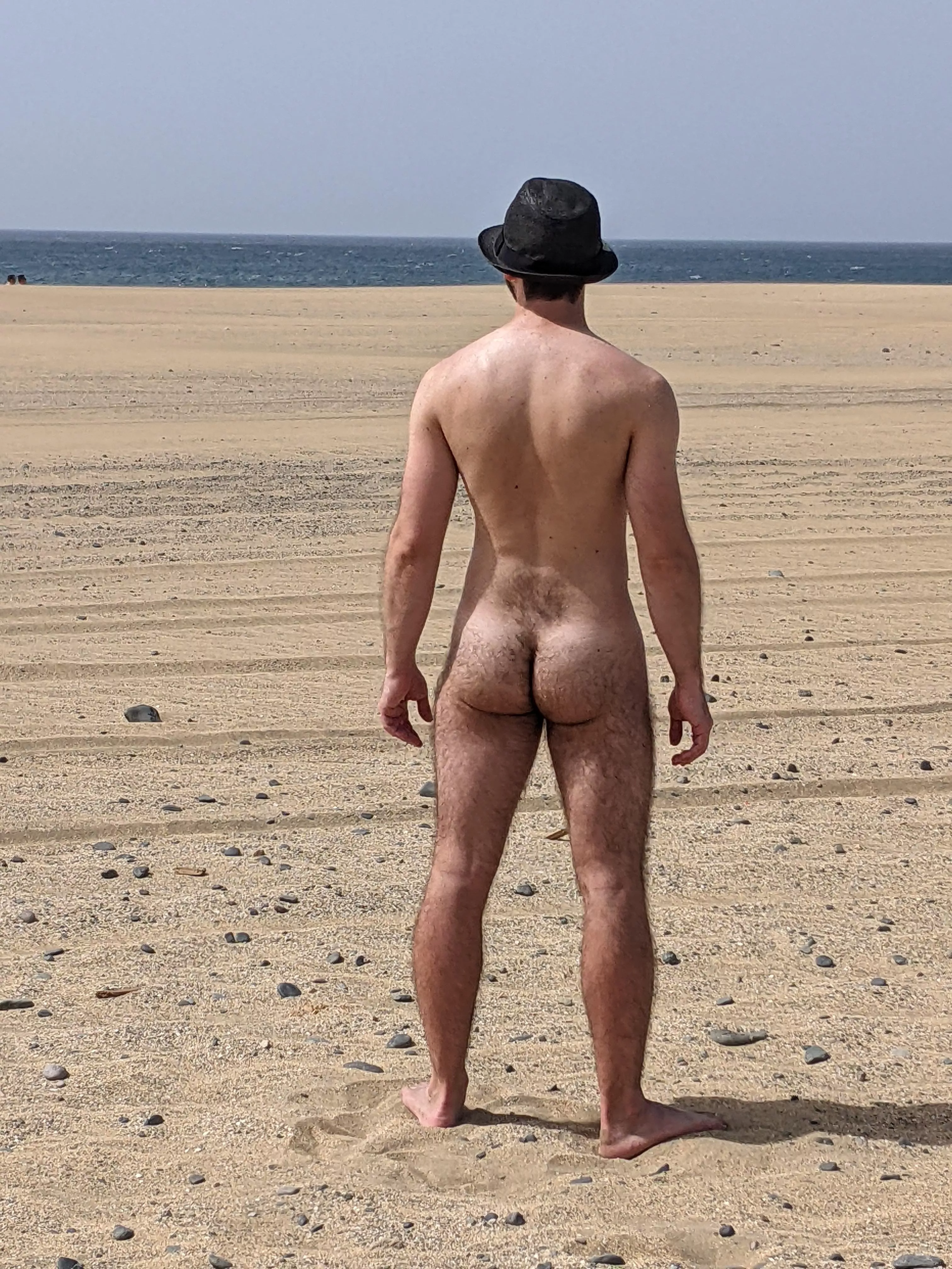 At Maspalomas nudist beach 🌞 posted by boundadventure61