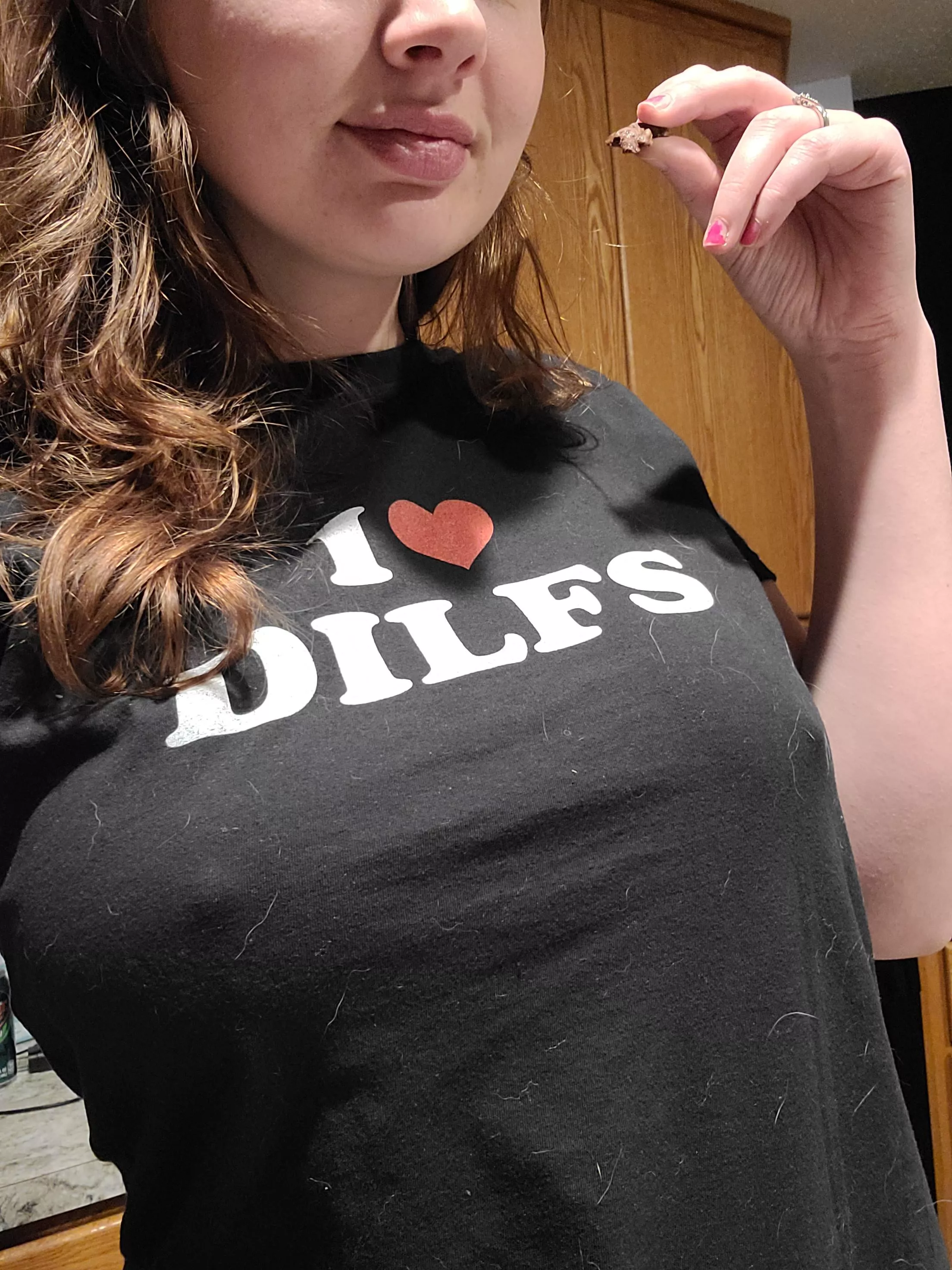 Braless in my new shirt 😁 posted by Taylor_Heart96