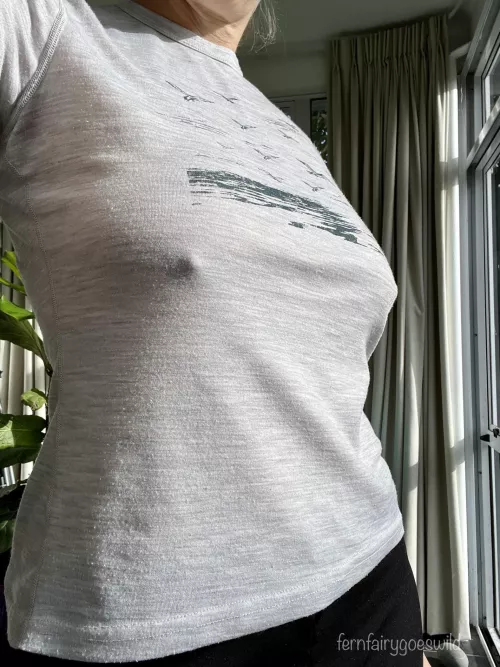 Braless under my hiking top by Fernfairygoeswild