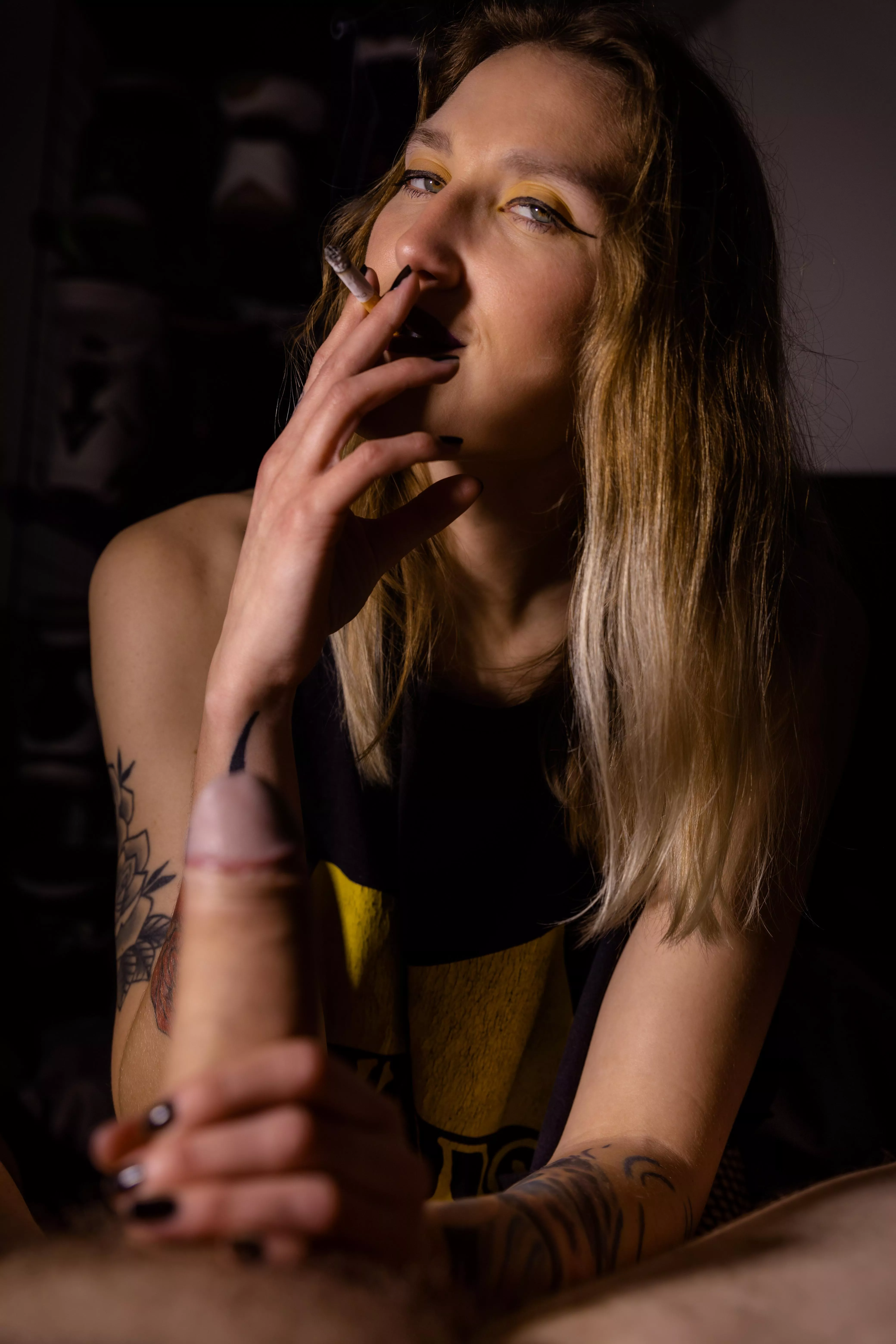 Cig breaks never mean stop what you're doing in our house 😉🚬 posted by thenerdcouple22