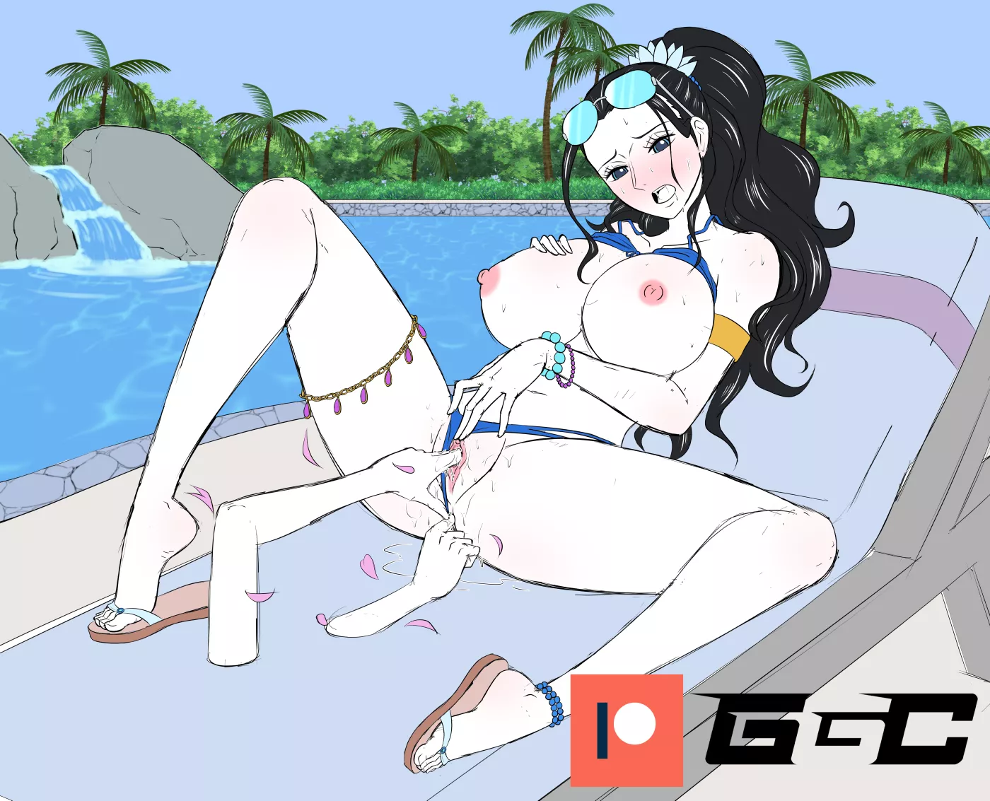 Commission sketch - Bikini Robin. Feedback/(constructive) critiques always appreciated posted by Ggc47