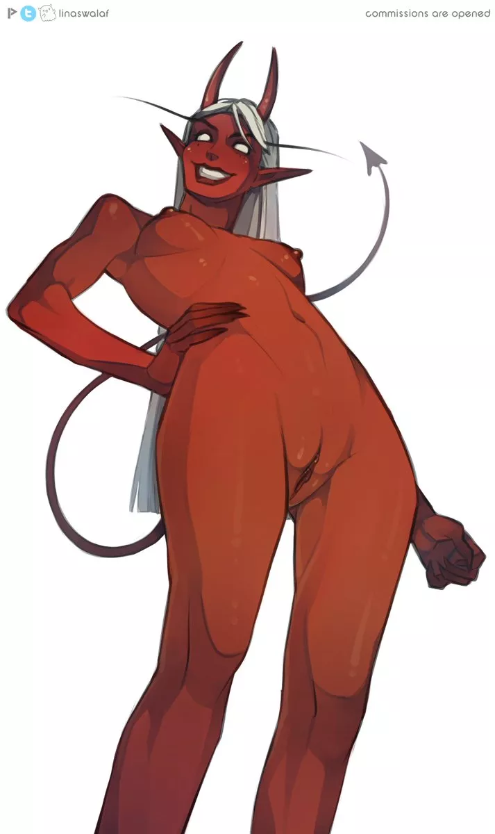 Demon Girl, by @LinaSwalaf posted by morapol