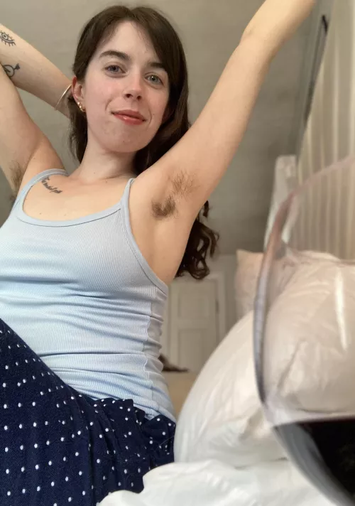 Enjoying a glass 🍷 by haleyrosaa4