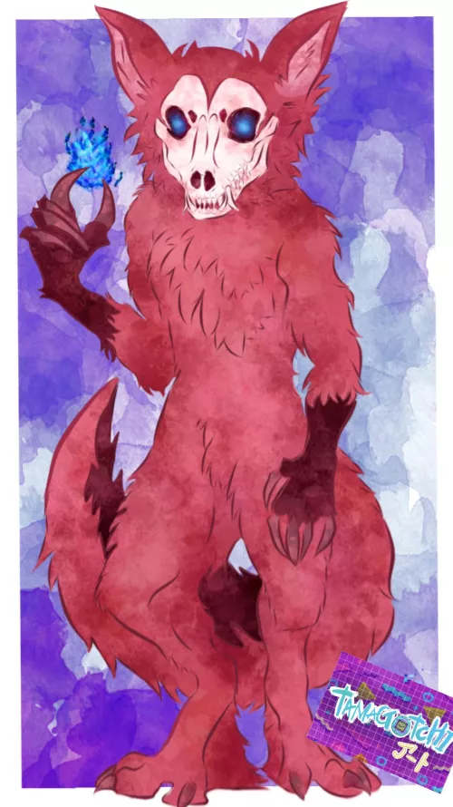 Furry ghost~! (Art by me) by TamagotchiArt