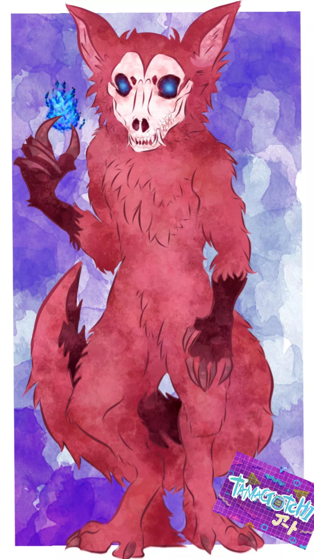 Furry ghost~! (Art by me) posted by TamagotchiArt