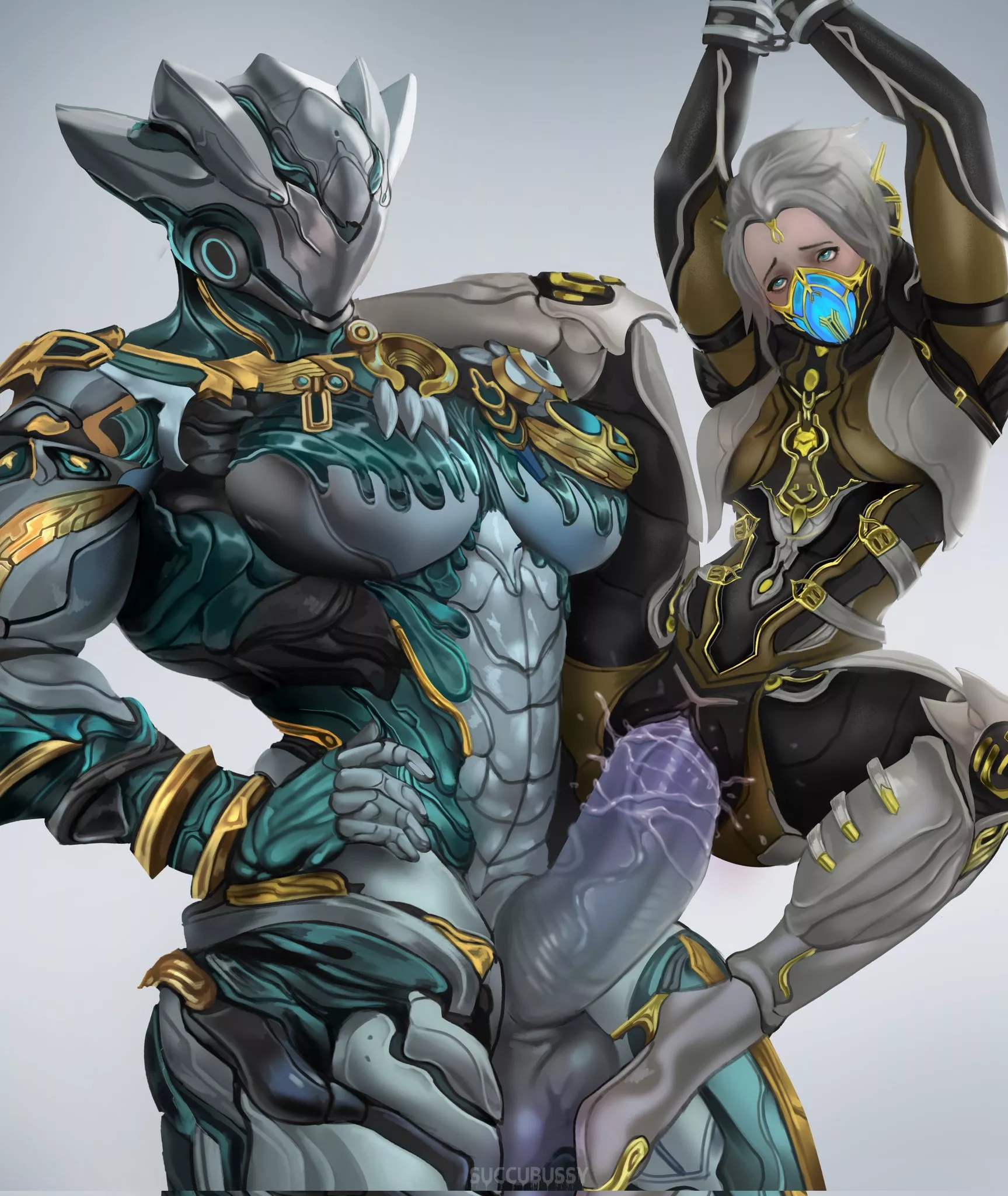 [Futa Hildryn Prime + Mesa Prime] Mesa Riding A Different Kind Of Steed (BusySuccubus) posted by Darthmufin