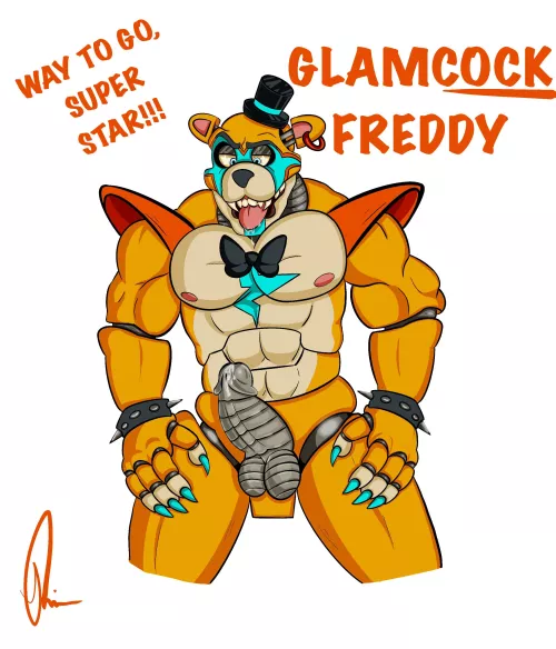 Glamcock Freddy(digital version) by No_Walrus3177
