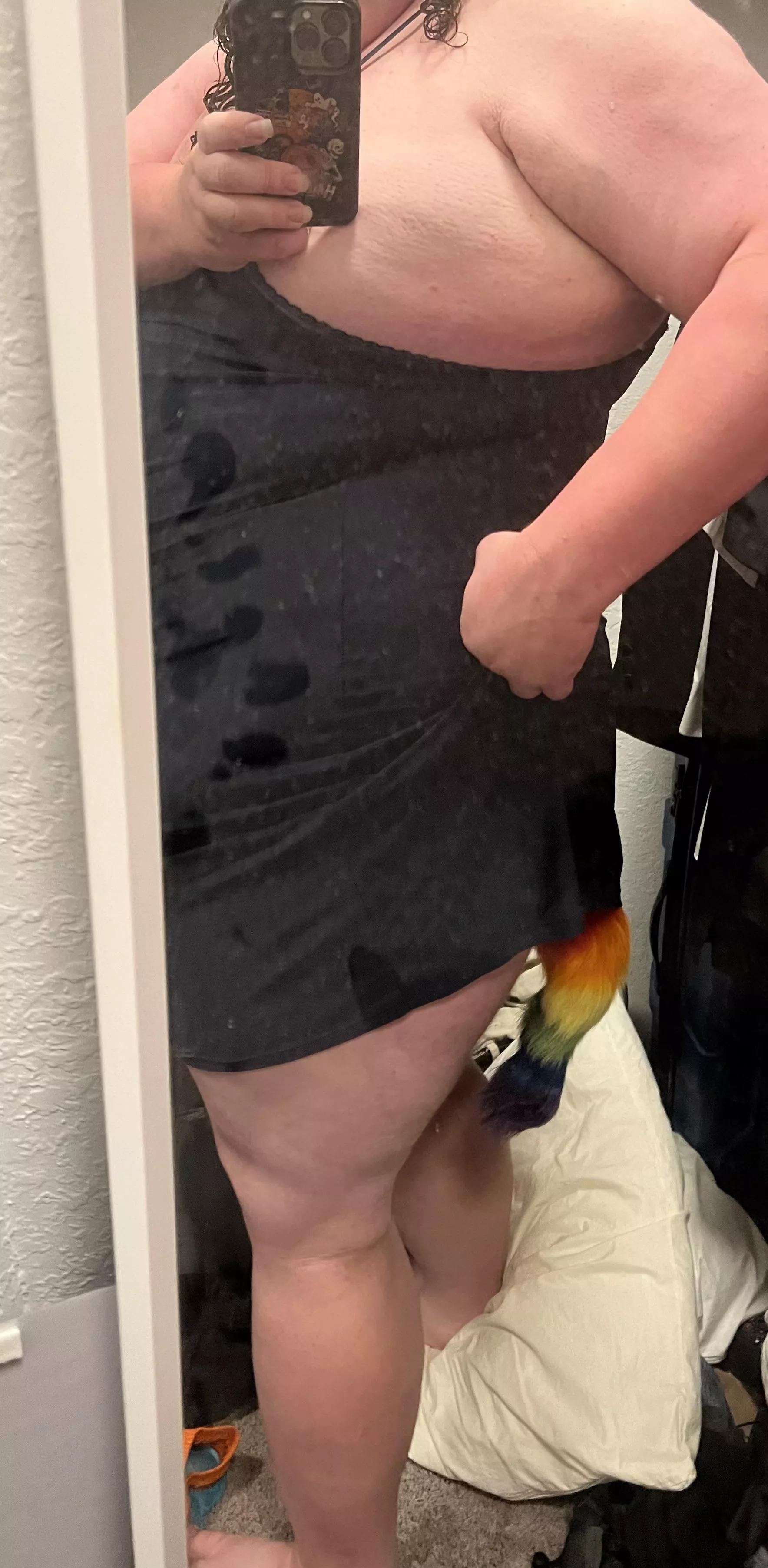 God my first tail and I’m in love😍 posted by SpookyTrans