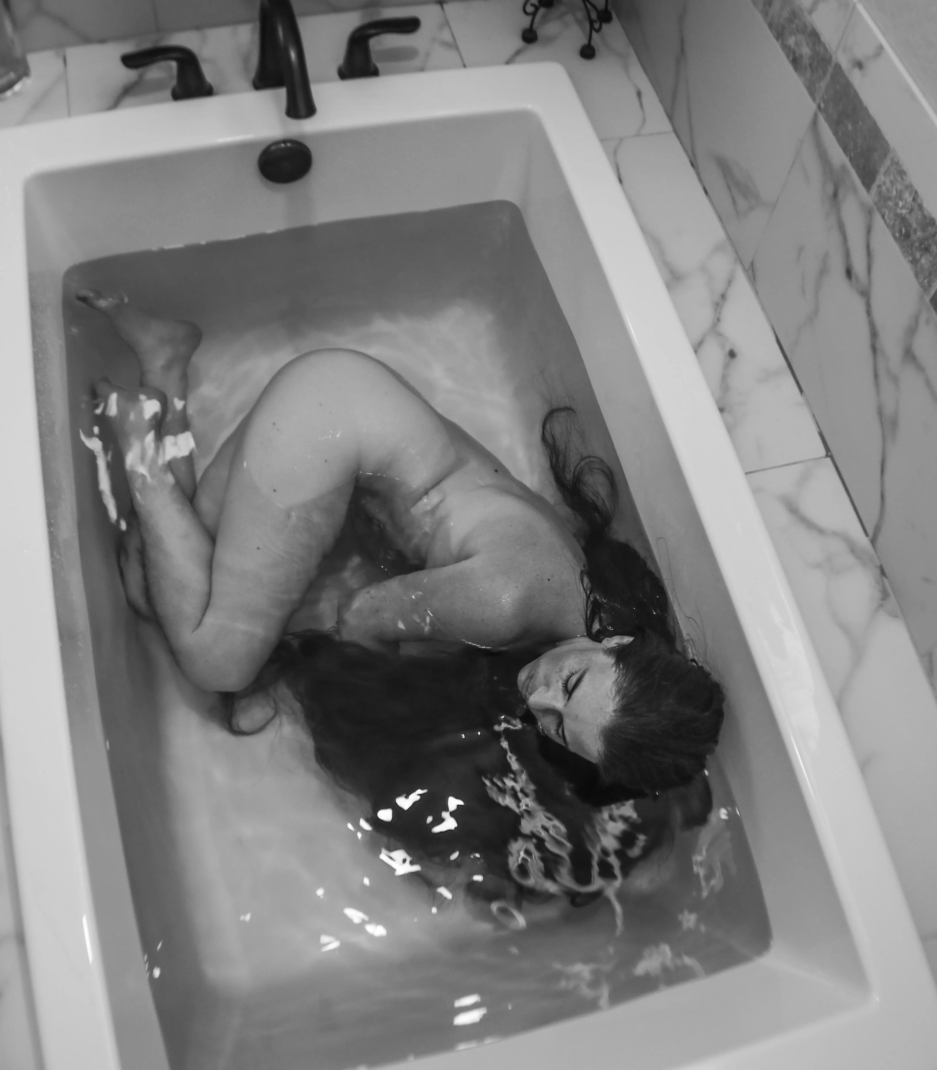 hair like squid ink (self shot) posted by _creature_feature