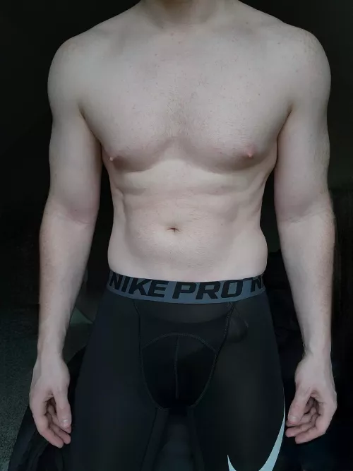 Hi! I'm your new personal trainer! Here's your view doing sit-ups in front of me. I hope nothing is distracting you... by GoodToBeBaddd