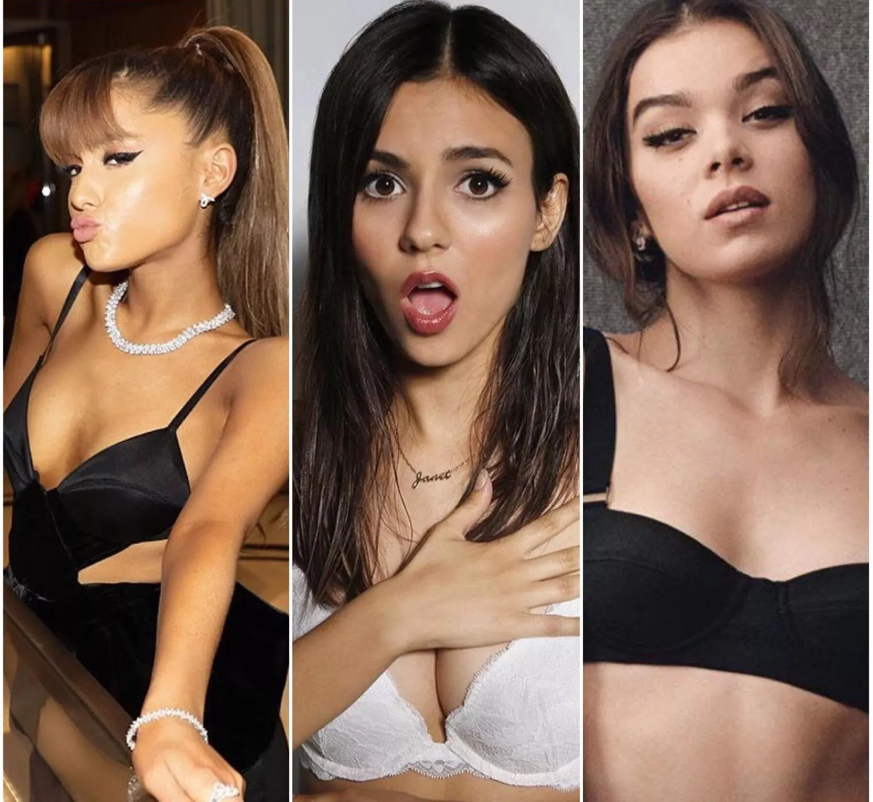 I'd love if someone could rp as Ariana Grande, Victoria Justice or Hailee Steinfeld for me posted by paccount79