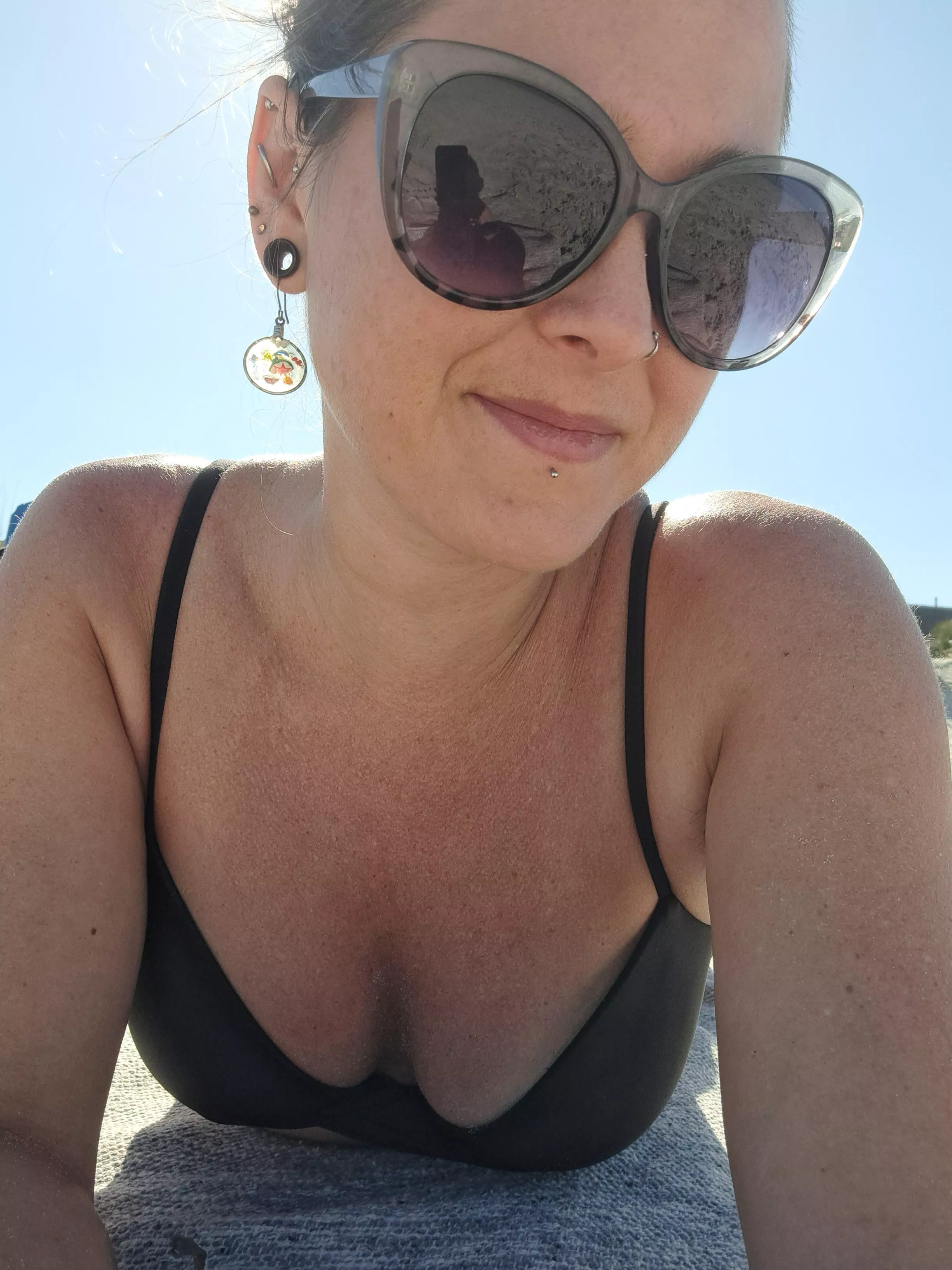 It was a great beach day 😎 posted by AriaJFlowers