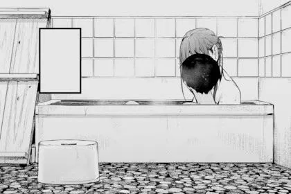 LF Mono Source: 1boy, 1girl, bathroom, bath, brown hair, fakku tag posted by -Shadow_Archon-