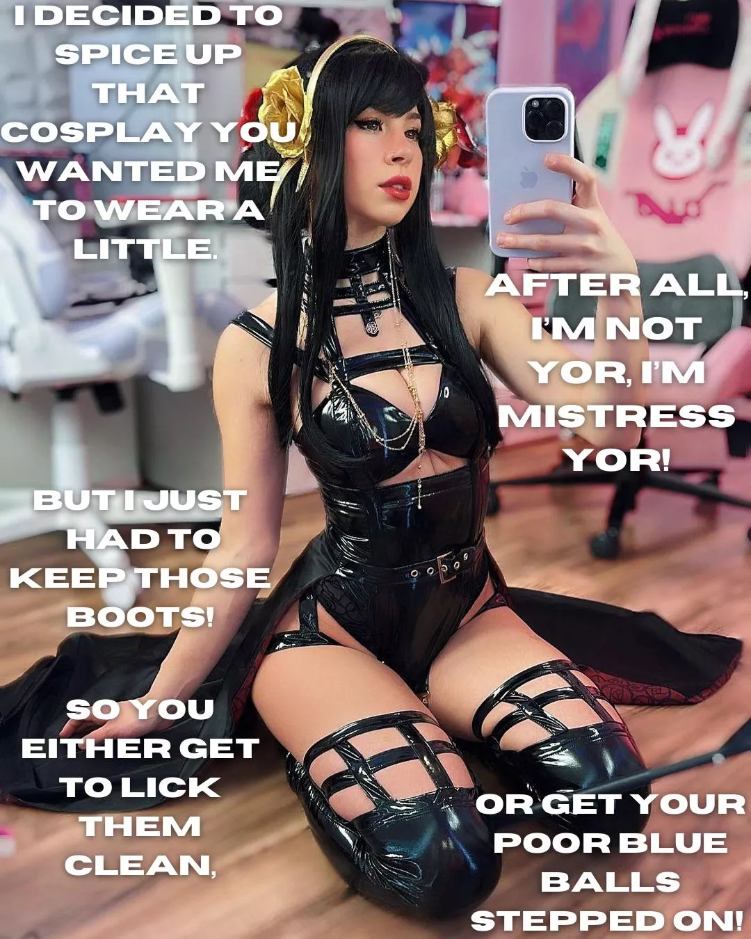 Mistress Yor sounds great! posted by Substantial-Goat-660