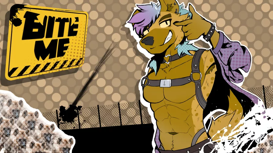 my fursona all out attack (by me by JamBurguer