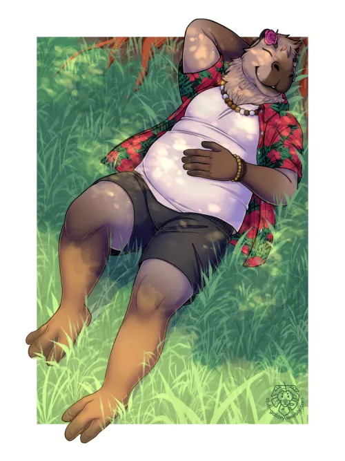 Sunny nap by Trashbambi! by MildPeril