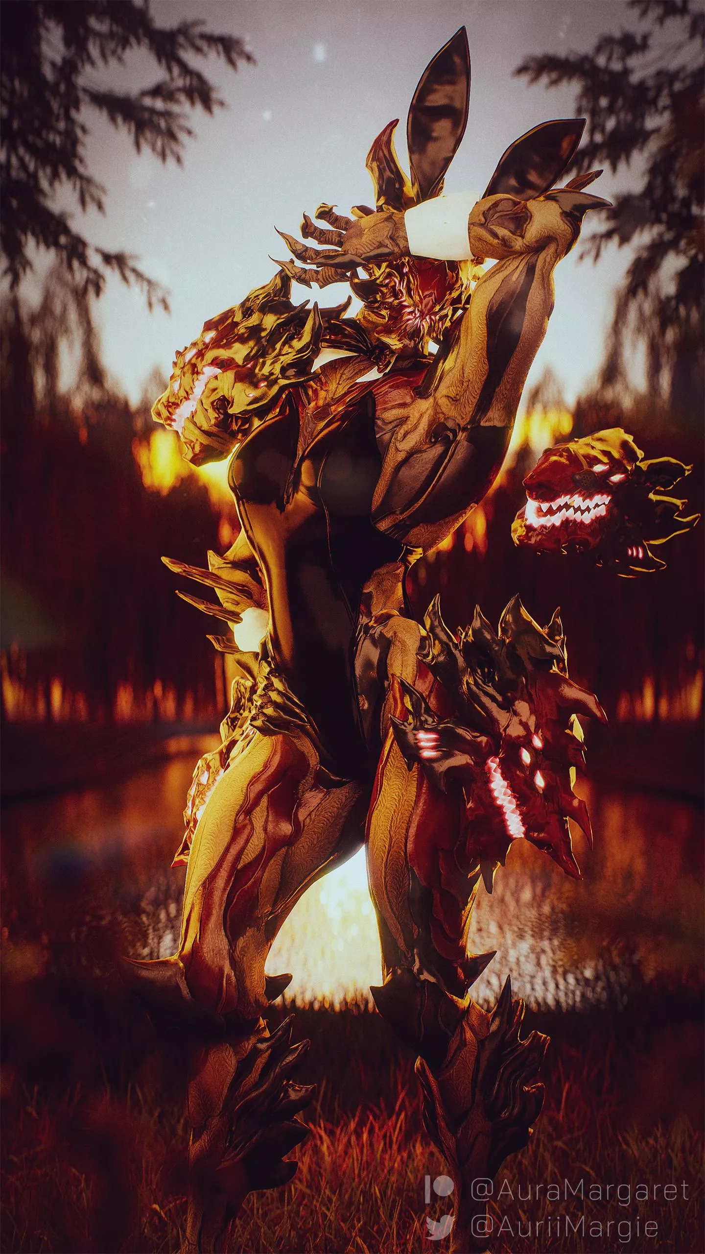 [Voruna] Posing while wearing a bunny suit posted by AuraMargaret