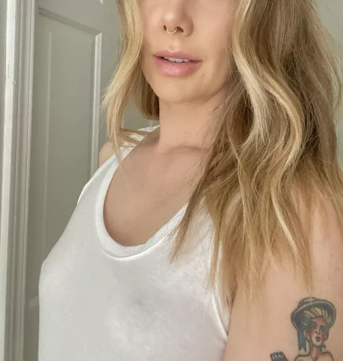 Warm days call for going braless by lexi_win