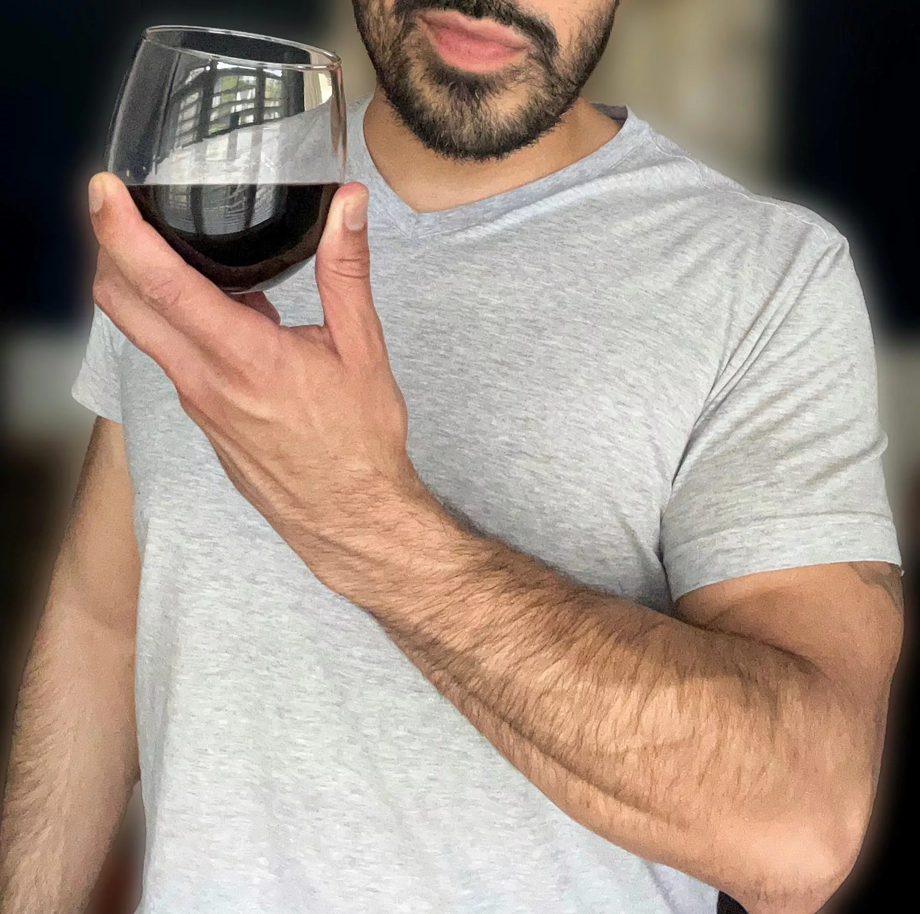 What better way to end the day than with a glass of red? posted by Akeem-the-Prince