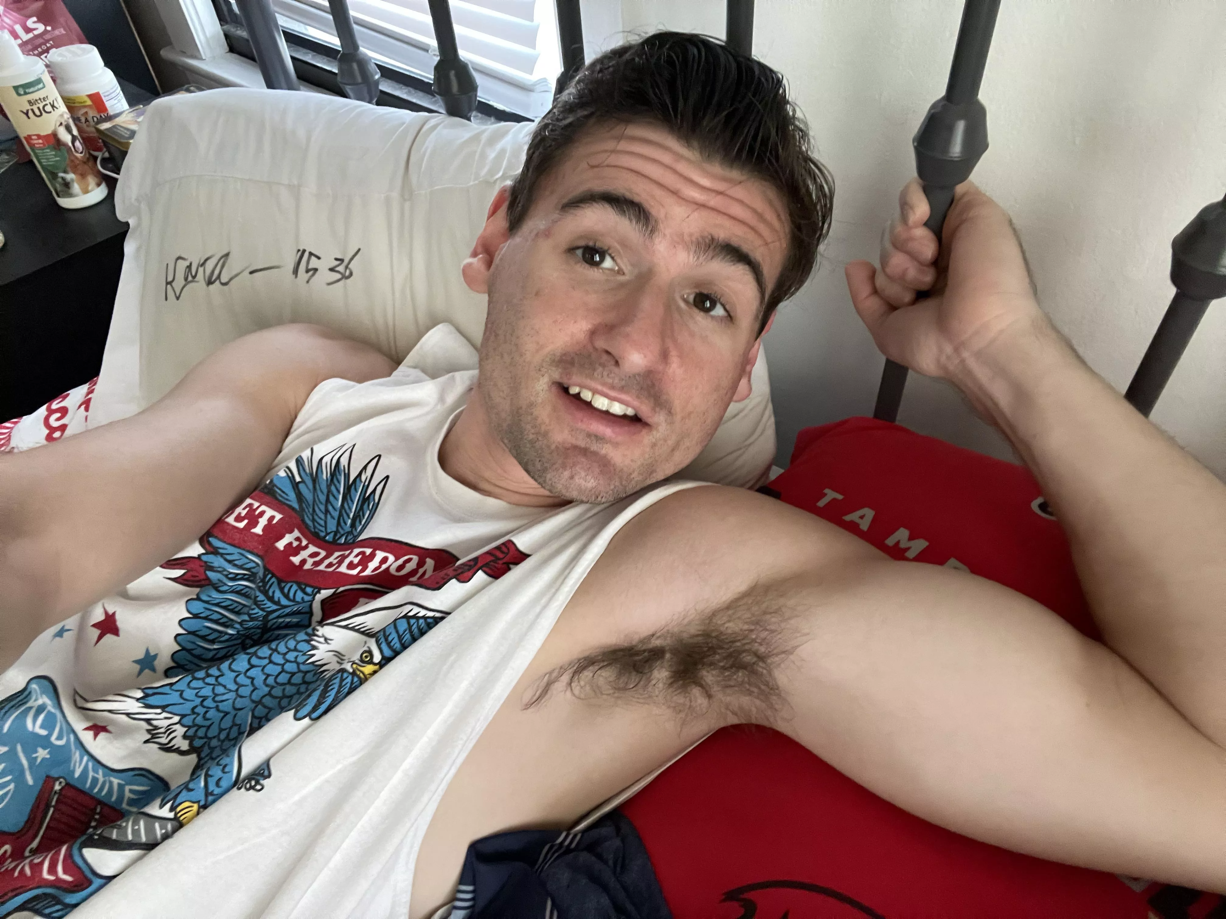 Who would play with him and his armpit? posted by hottestpits