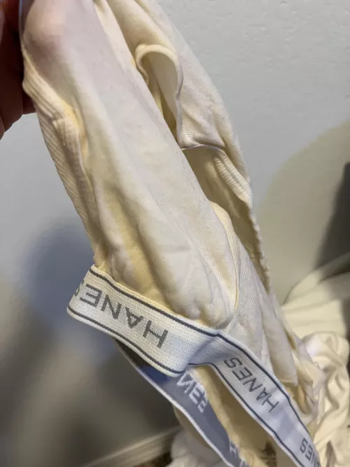 A dom forced me like 5 days ago to piss my self wearing these tighty whities, they are still soaked and really ripe. Any doms want to force me to wear these over my head and face maybe I can even piss another pair by MomentOld4702