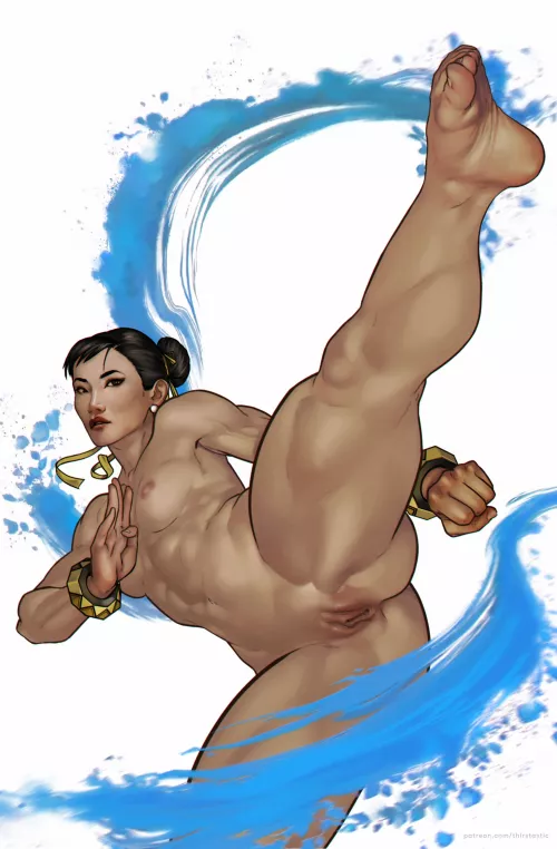 Chun-Li Kick (Thirstastic) [Street Fighter] by Lachryma_ud