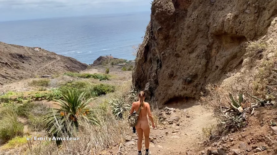 Come enjoy a long sunny hike down to the beach with me and we can go skinny dipping by EmilyAmateur