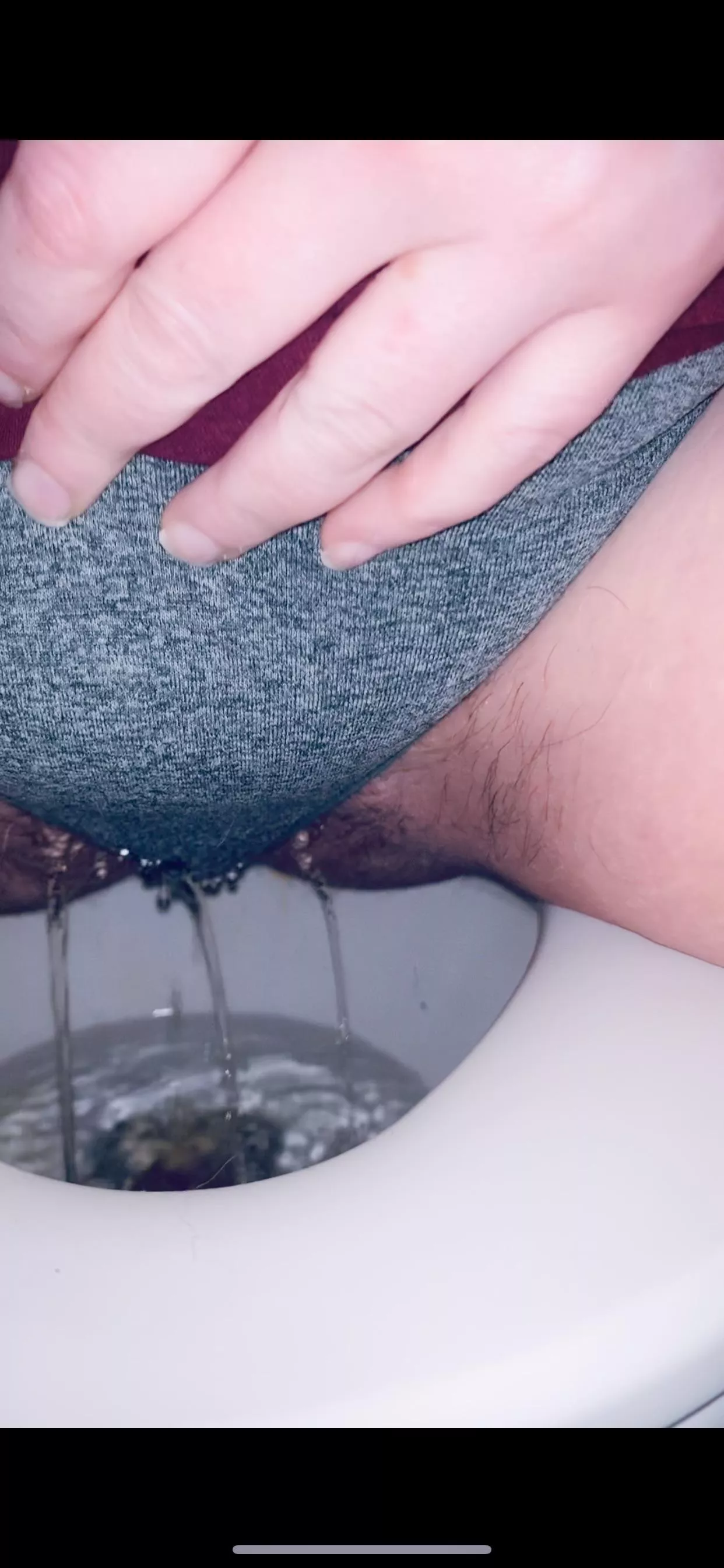 Didn’t have time to take my panties off first. posted by JustAnotherKnotSlut