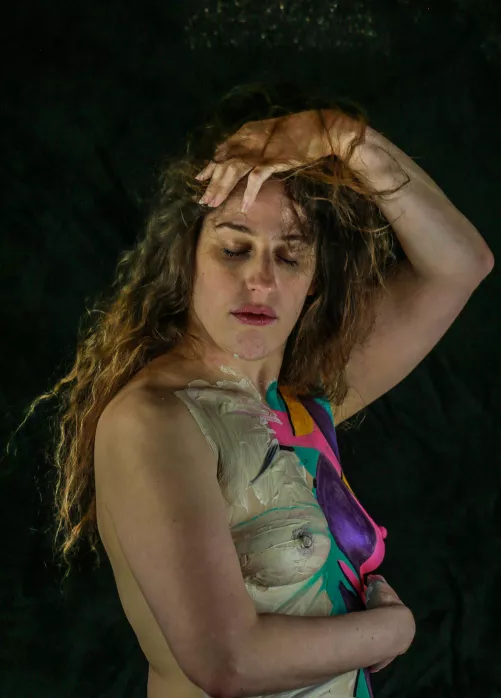 Fun with body paint by PerformanceCandid775