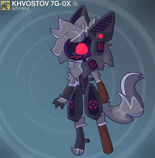 Gun proto (art by me @fridgenstuffs on twitter, design made for @Luce_Ombra2 on twitter!) by click_m