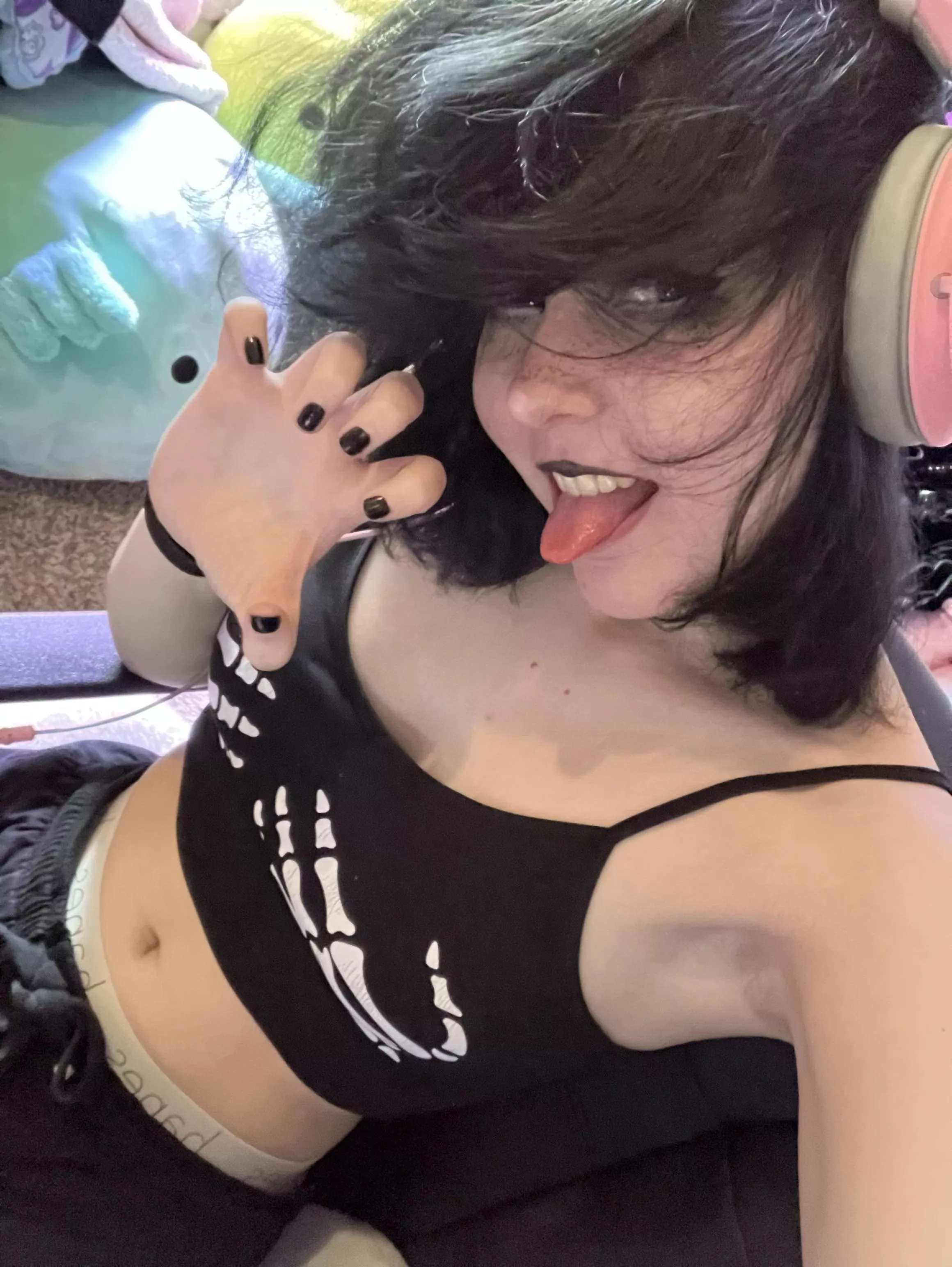 I look like I exist purely on monster energy and pixie stix posted by BrokenBunnies