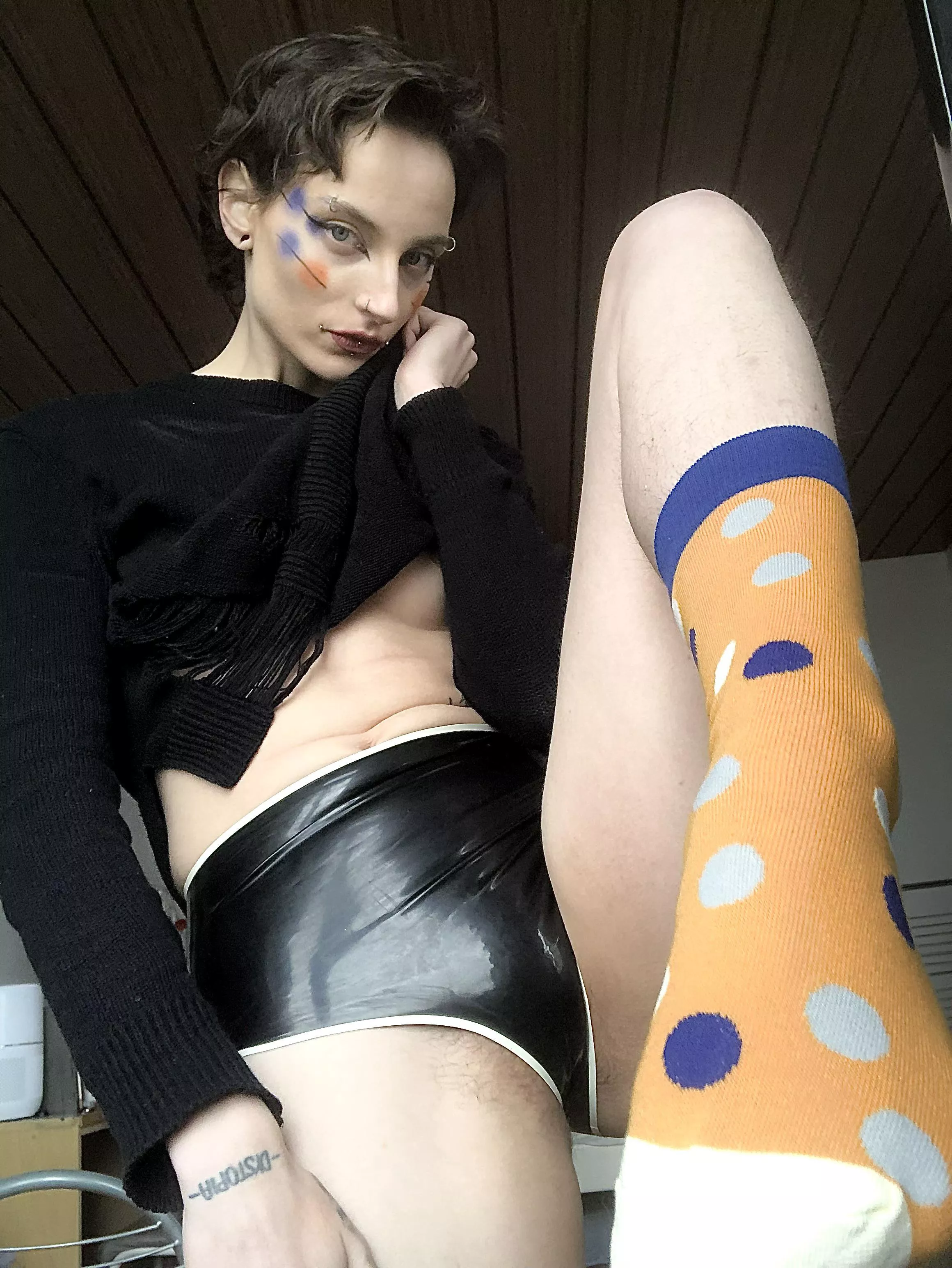 I really like these socks, can you tell? 🏳️‍⚧️ posted by txssu