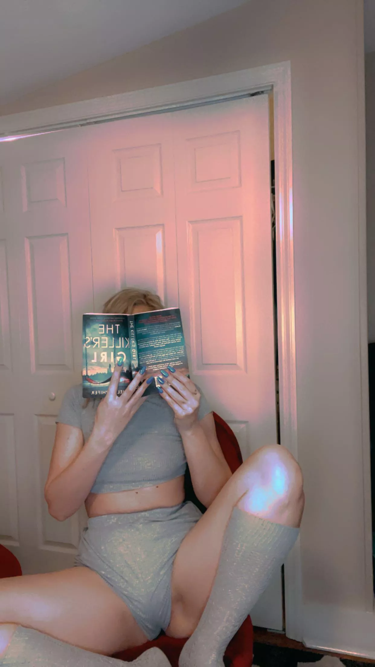 Just wanted to show off one of my favorite pairs of socks and my new book. 😊 posted by No_Brief_2365