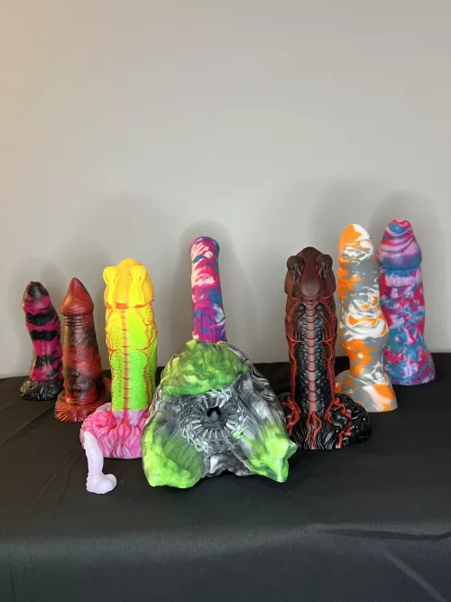 My current collection of Bad Dragon products! by H3T4R