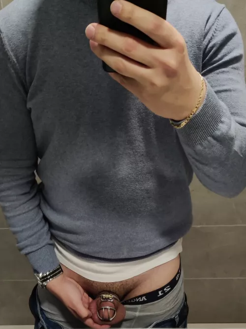 My gf locks me every day before work and tells me I am a good boy. It's turning into a lifestyle now 😄 by OkInteraction1663