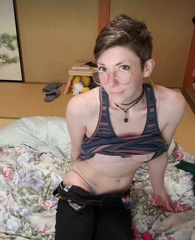 Oh hello, I was just getting undressed. posted by streetweeb