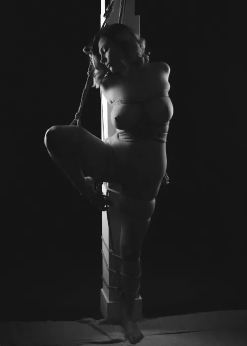 Post tied photo shoot by Knottydevil