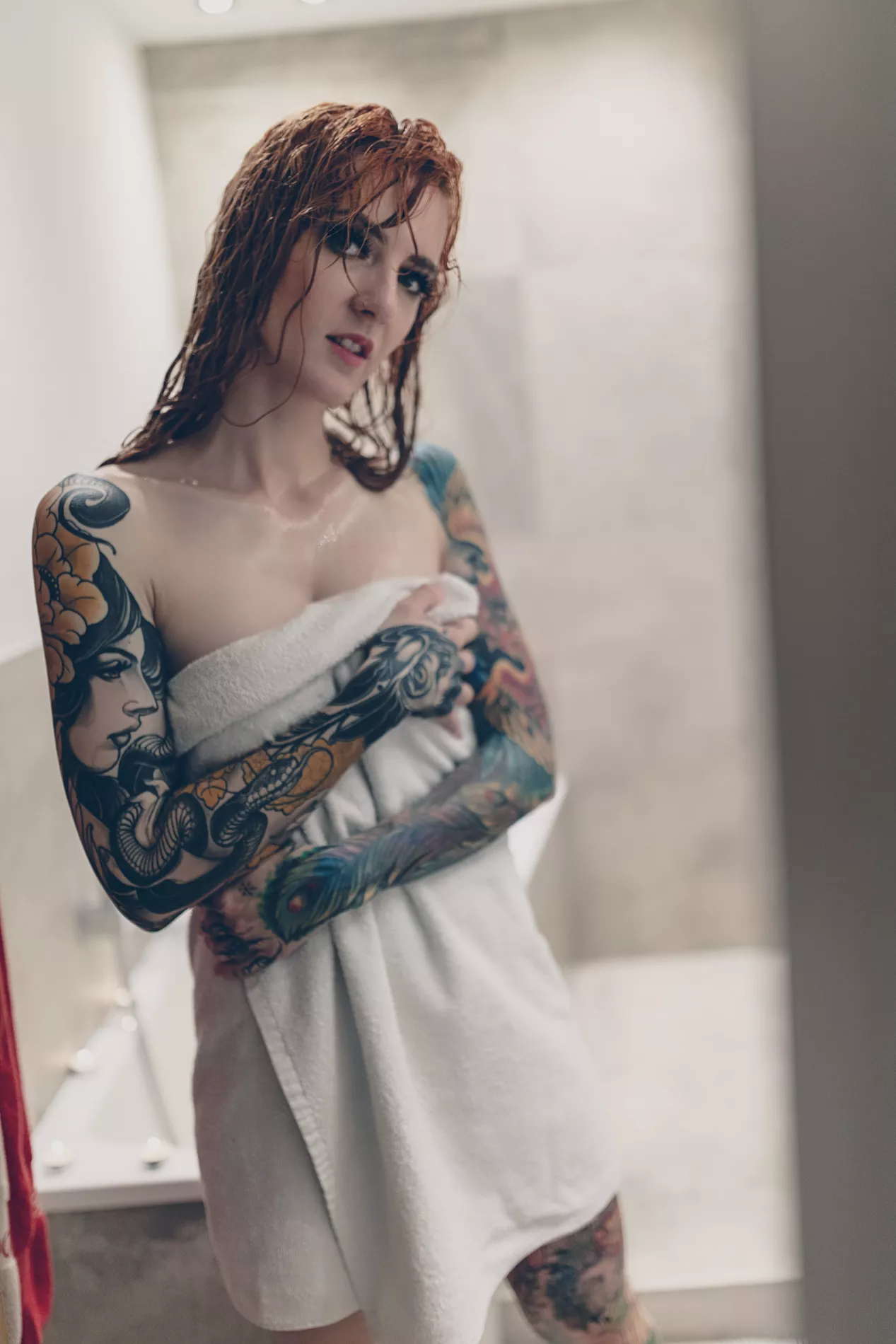 redhead shower break posted by kbsecrets