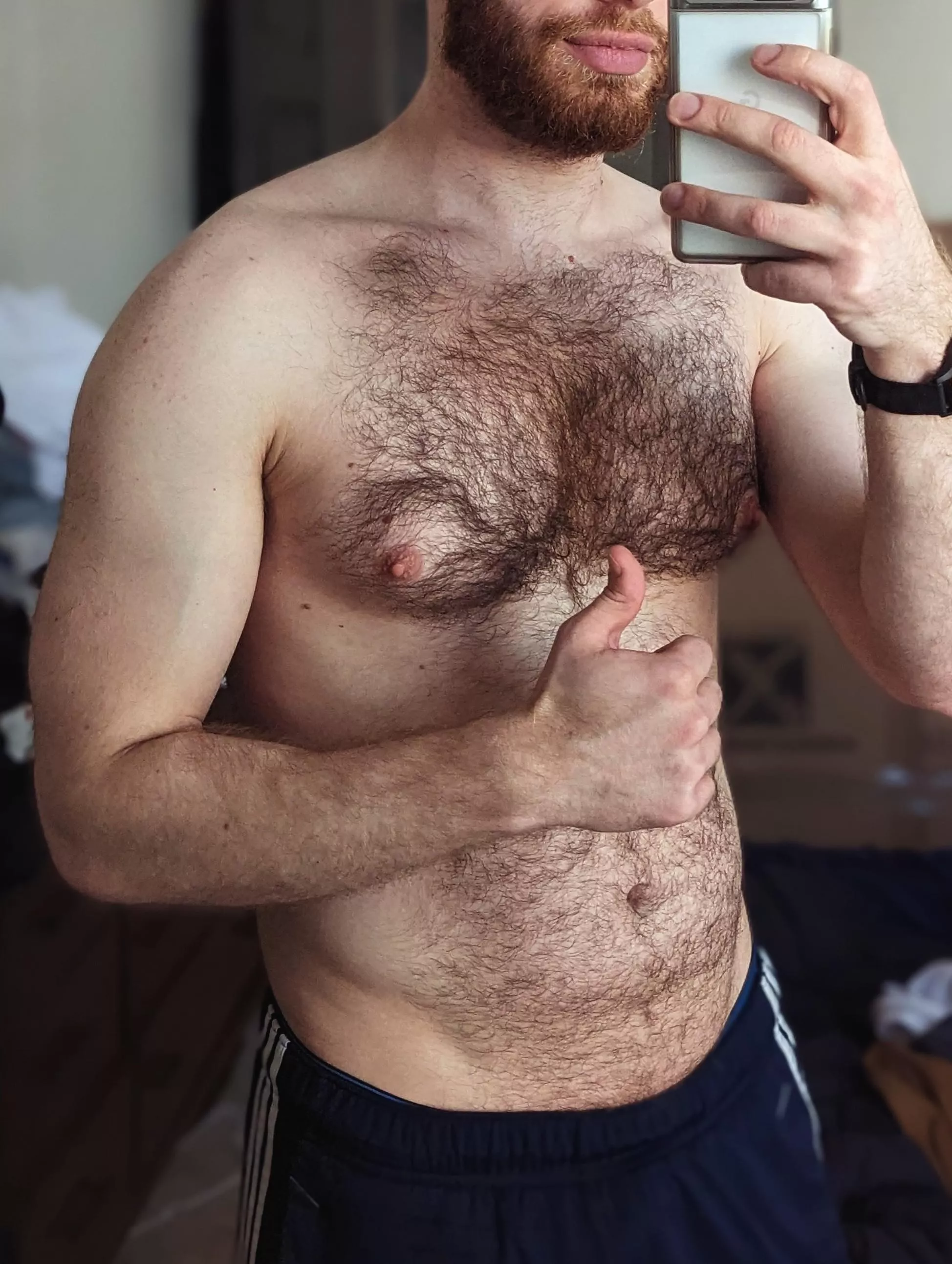 Rub your hands through it posted by bariboy09