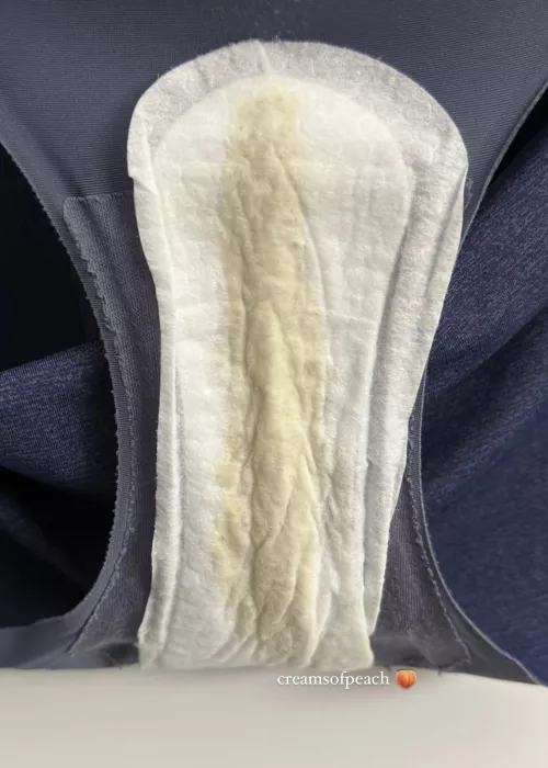 Some days I get so wet, I have to wear liners so I don’t have to change out of my soaked panties. by creamsofpeach