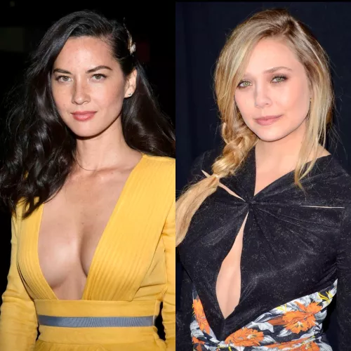 Super horny for Elizabeth Olsen and Oliva Munn, and could really use some help from a bud for them by Mission_Animal_1912