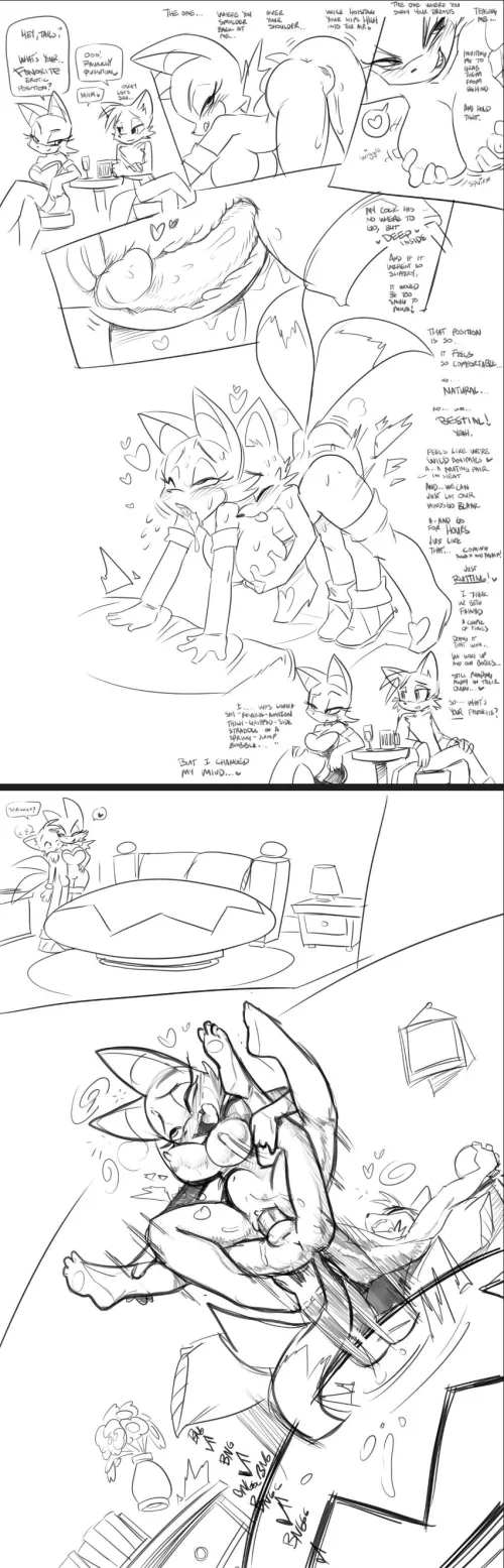 Tails x Rouge (fred perry) by footlettuceburger360