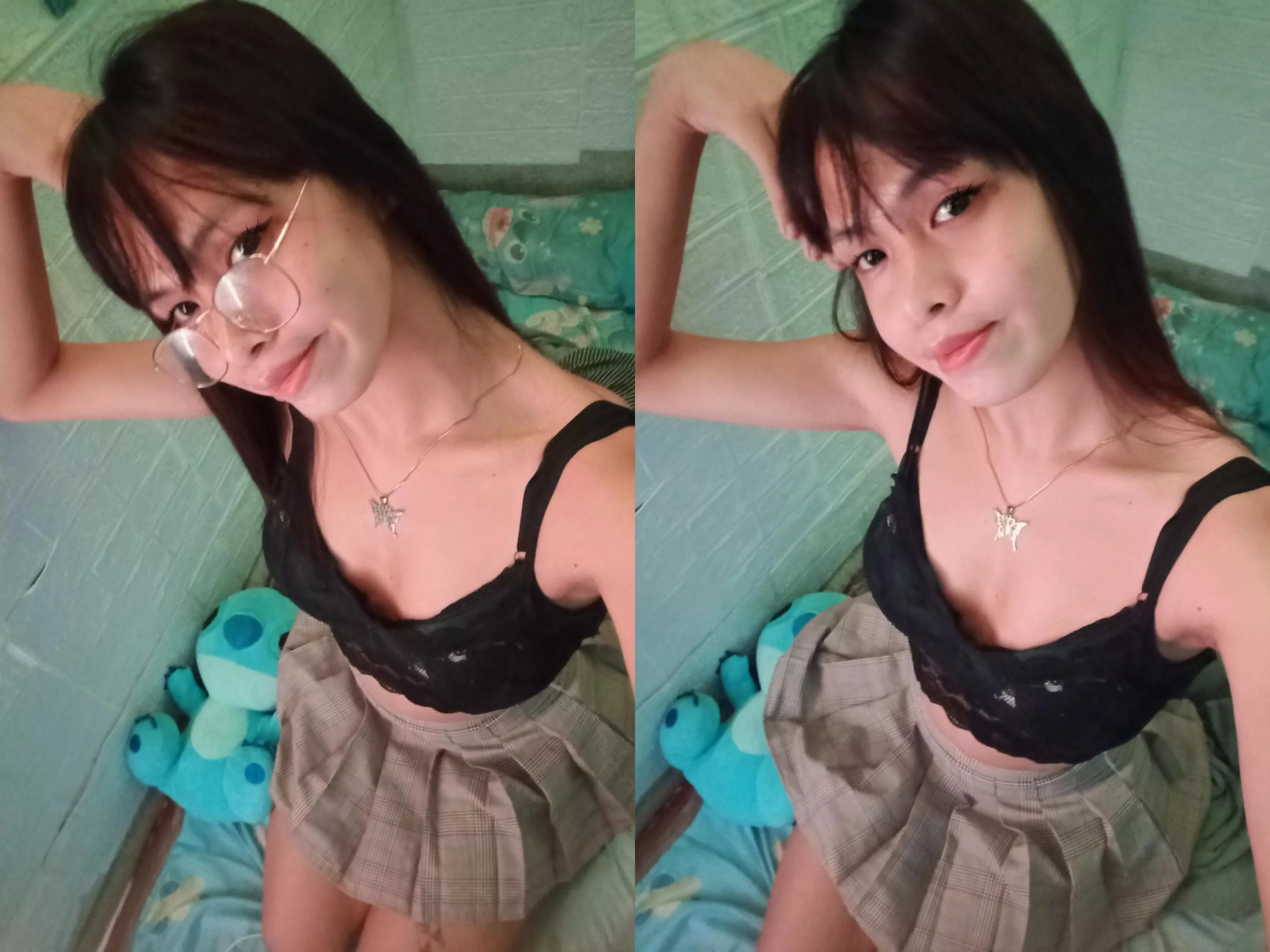 What do you prefer? with eyeglass or without? .... posted by mayancast