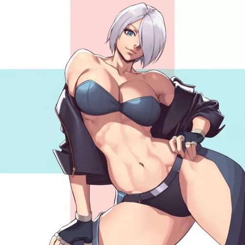 Angel [King Of Fighters] (Ogami) by lewdedjacket