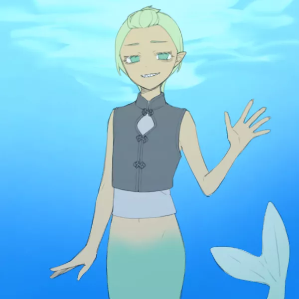 Anyone have merfolk/merman/aquatic men creatures to share? posted by drearydear